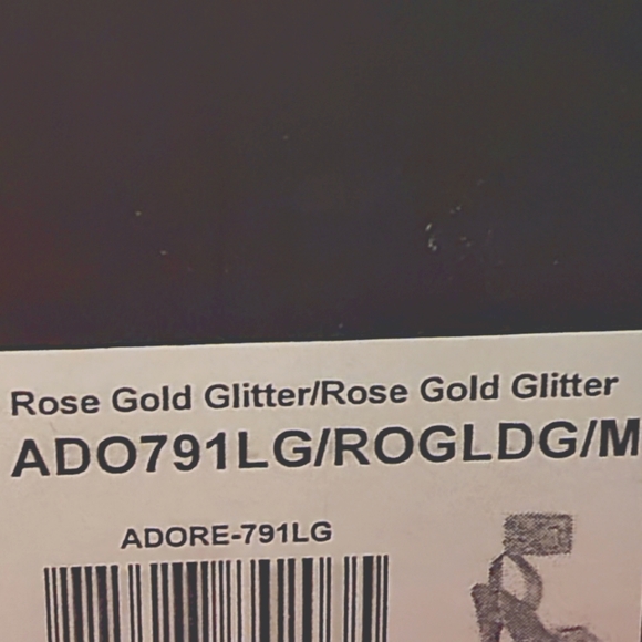 Pleaser USA, Exotic, Dancer Stripper, Club Shoes, Platform, Rose  Gold Giltter. - Picture 8 of 9